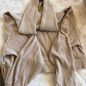 Alo muse Sweat set gravel heather